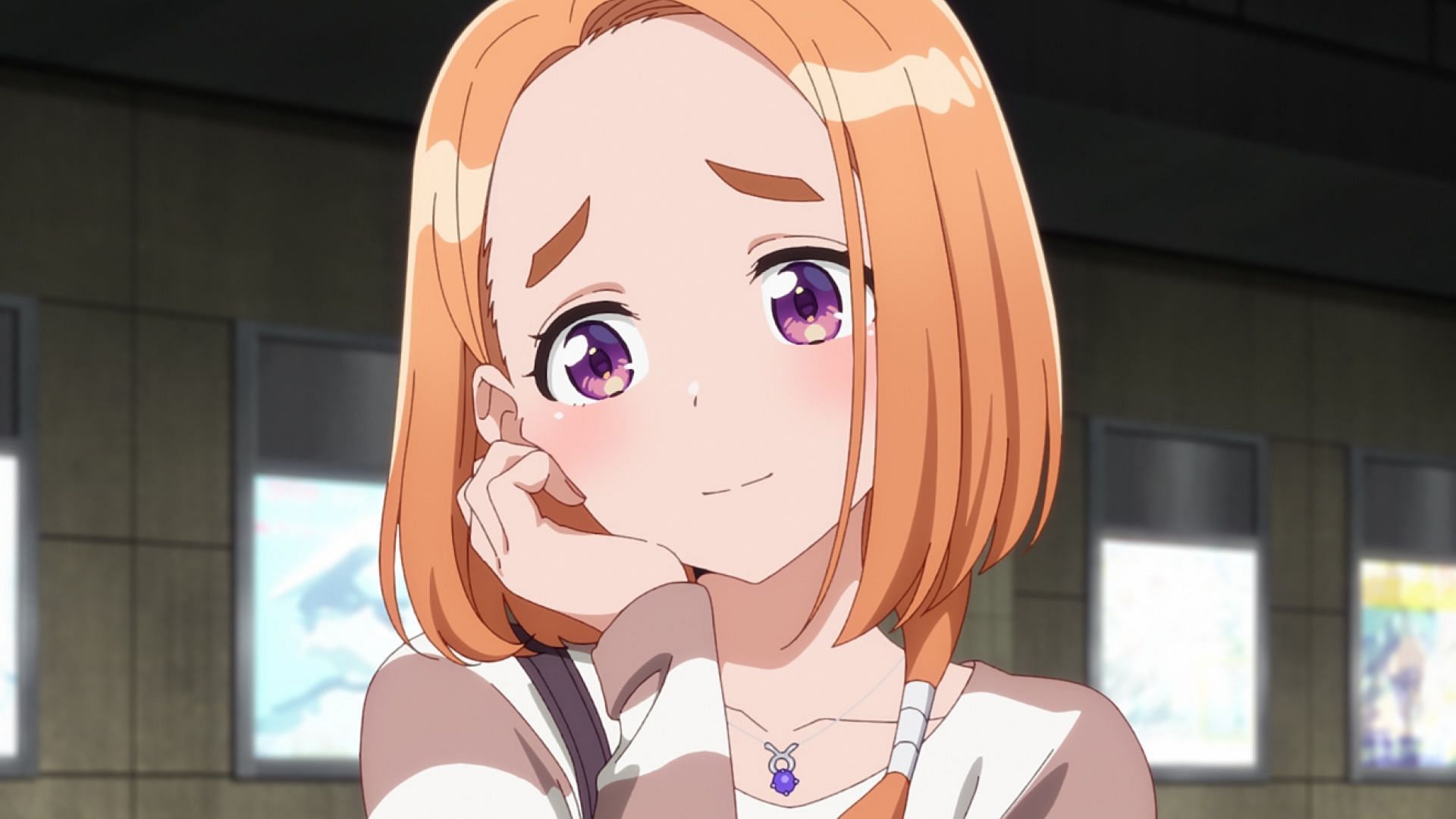 Banri, as seen in the anime (Image via Doga Kobo)